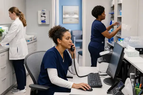 Allergy & Immunology practice staff managing patient and billing workflows