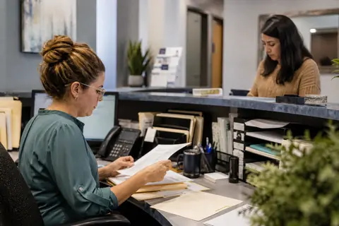 Psychiatry practice staff managing patient and billing workflows